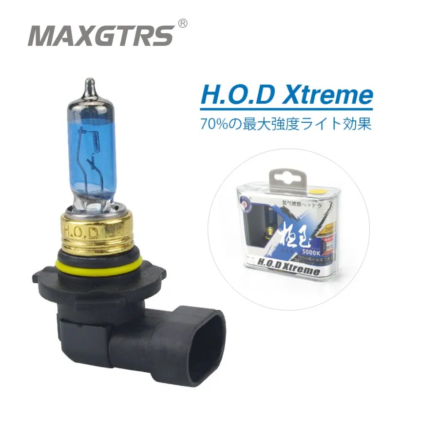 2x12 в 100 Вт H1 H8 H11 9005 HB3 9006 HB4 лампа для фар HOD Xtreme 5000K сменная Автомобильная галогенная