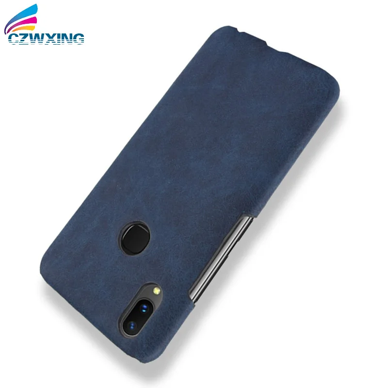 Оригинальный чехол для Vivo V9 Чехол класса люкс из искусственной кожи твердый