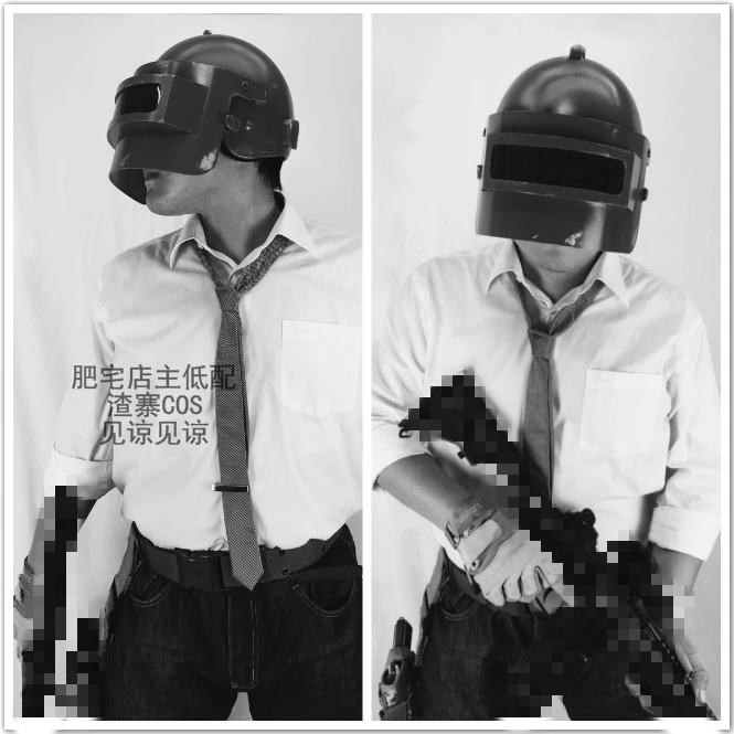  [STOCK]2018 Hot Game PUBG Playerunknown's Battlegrounds Creative Real Helmet Cosplay Accessories Fo