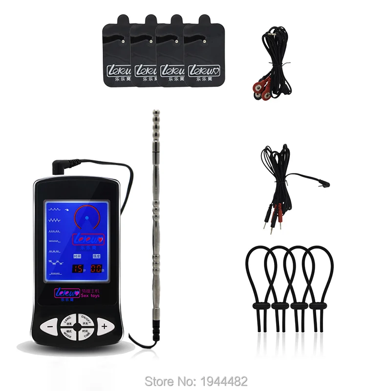 Electro Shock Kit Penis Extender Cock Ring Clitoris Massage Stimulate