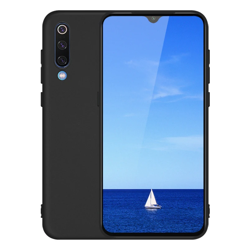 ТПУ чехол для телефона Xiaomi Mi9 SE Xiaomi9 черный мягкий высококачественный защитный