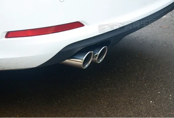

accessories exhaust pipe exhaust system muffer trim For Audi A4 2010 2011 2012 2013 2014 2015