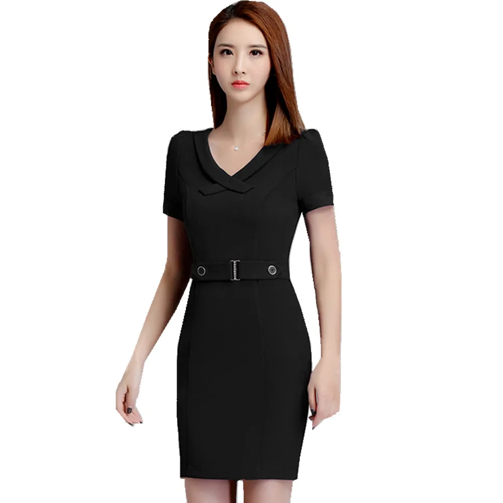 Buy Fmasuth Women Work Black Formal Dresss Short