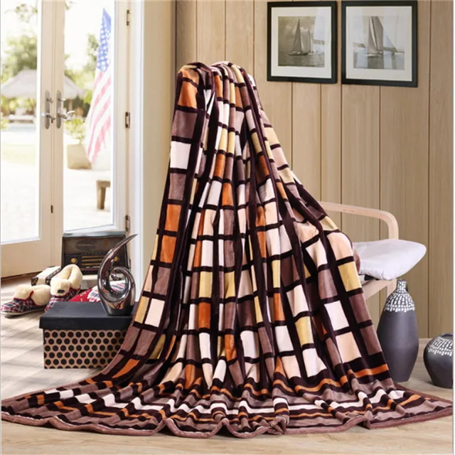 High quality stripe style comfort blanket/adult children's blanket