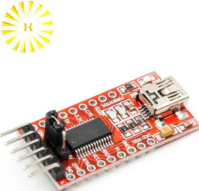 

FT232RL FTDI USB 3.3V 5.5V to TTL Serial Adapter Module for Mini Port