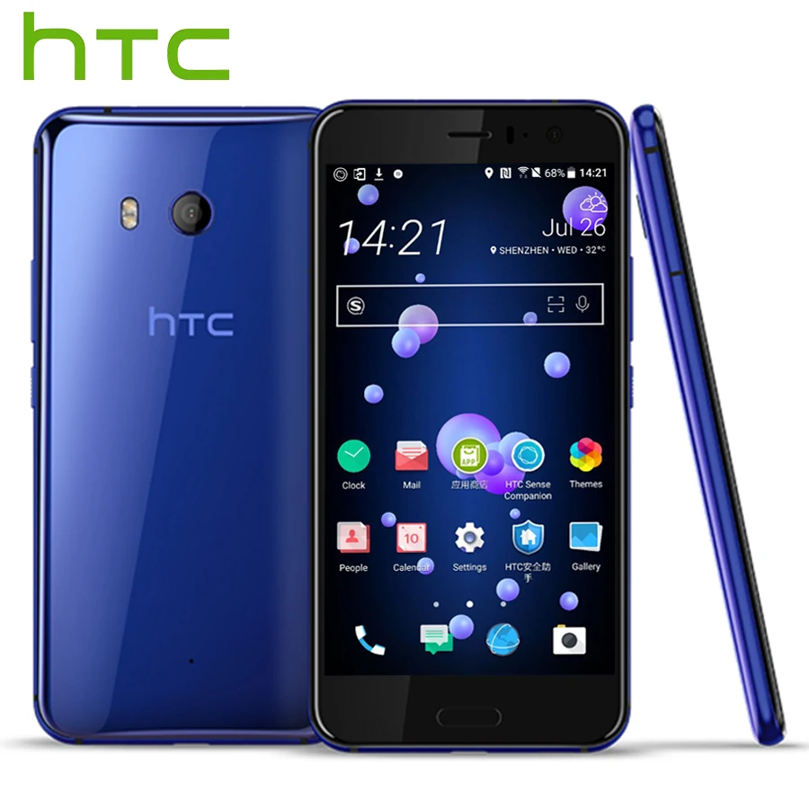 Мобильный телефон htc U11 4G LTE, Восьмиядерный процессор Snapdragon 835, IP67, водонепроницаемый, 6 ГБ ОЗУ, 128 Гб ПЗУ, 5,5 дюймов, 2560x1440 P, смартфон