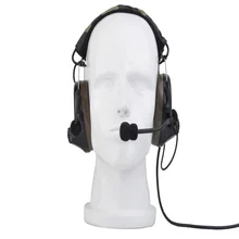 SEIGNEER тактическая гарнитура, Электронные Наушники с микрофоном-шумоподавление и звукосниматель защитные наушники, военный радио