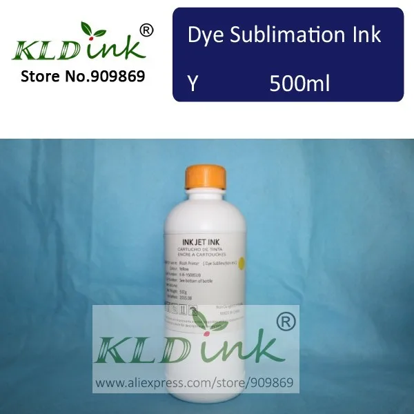 [Чернила КЛД] 1 шт. x 500 мл совместимые сублимационные чернильные краски для принтер ricoh(желтый