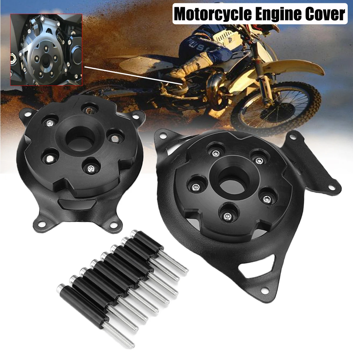 

Aluminum Motorcycle Engine Stator Cover Engine Guard Protection Side Shield Protector For Kawasaki Z750 Z800 2013 - 2016 13-16