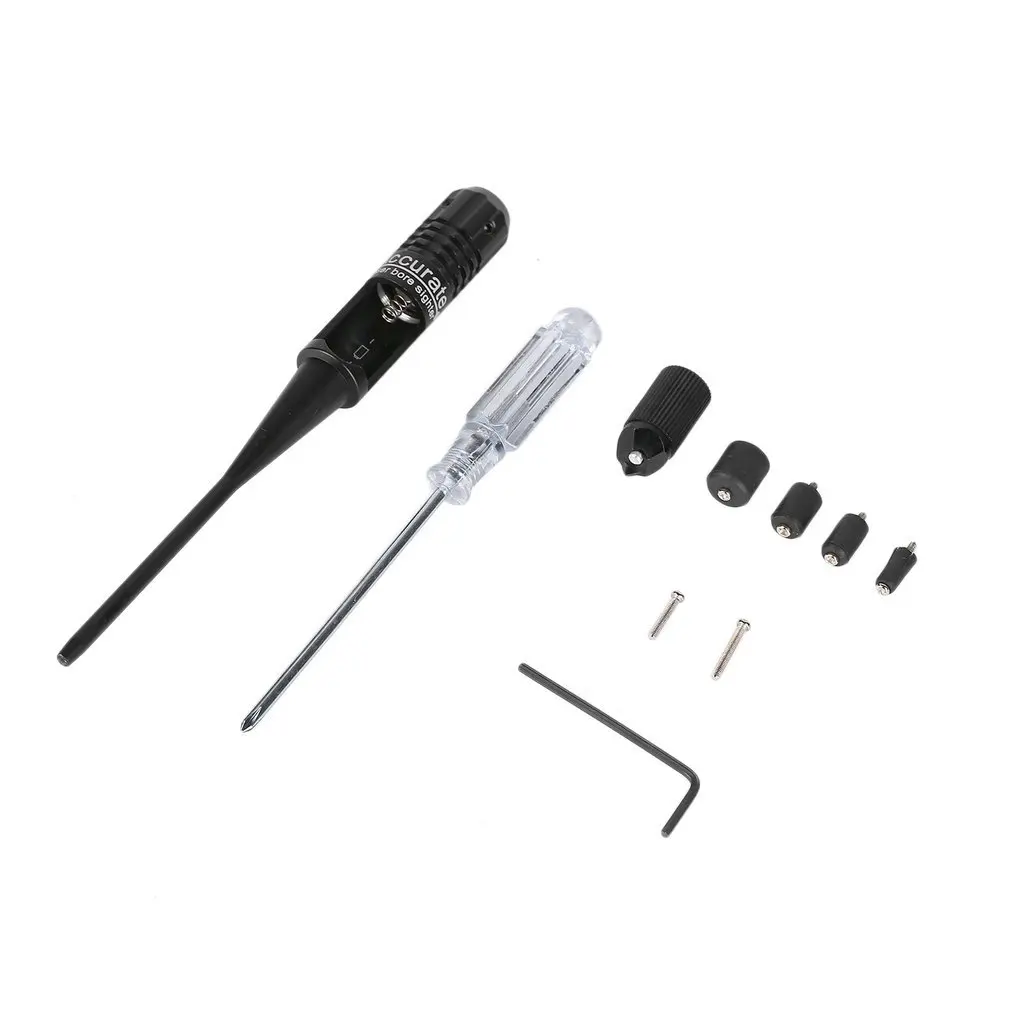 

Light Weight and Durable RED Dot Laser Bore Sighter Collimator Kit for 0.22 to 0.50 Boresighter Hunting Rifle Caliber