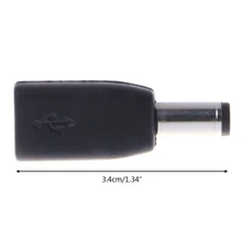 DC 5,5x2,1 мм штекер к Micro USB гнездовой разъем адаптер зарядки конвертер
