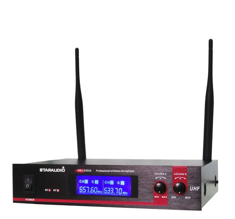 ktv wireless pa dj stage church club hand held uhf mic