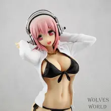 Pack In Retail Box 26cm Super Sonico sexy Anime Action Figures PVC brinquedos Collection Figures toys