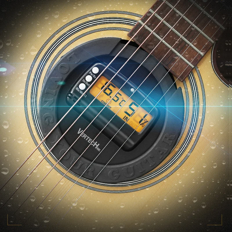 VERTECHnk SKY-100  Guitar sound hole dry humidifier dehumidification with temperature and humidity meter