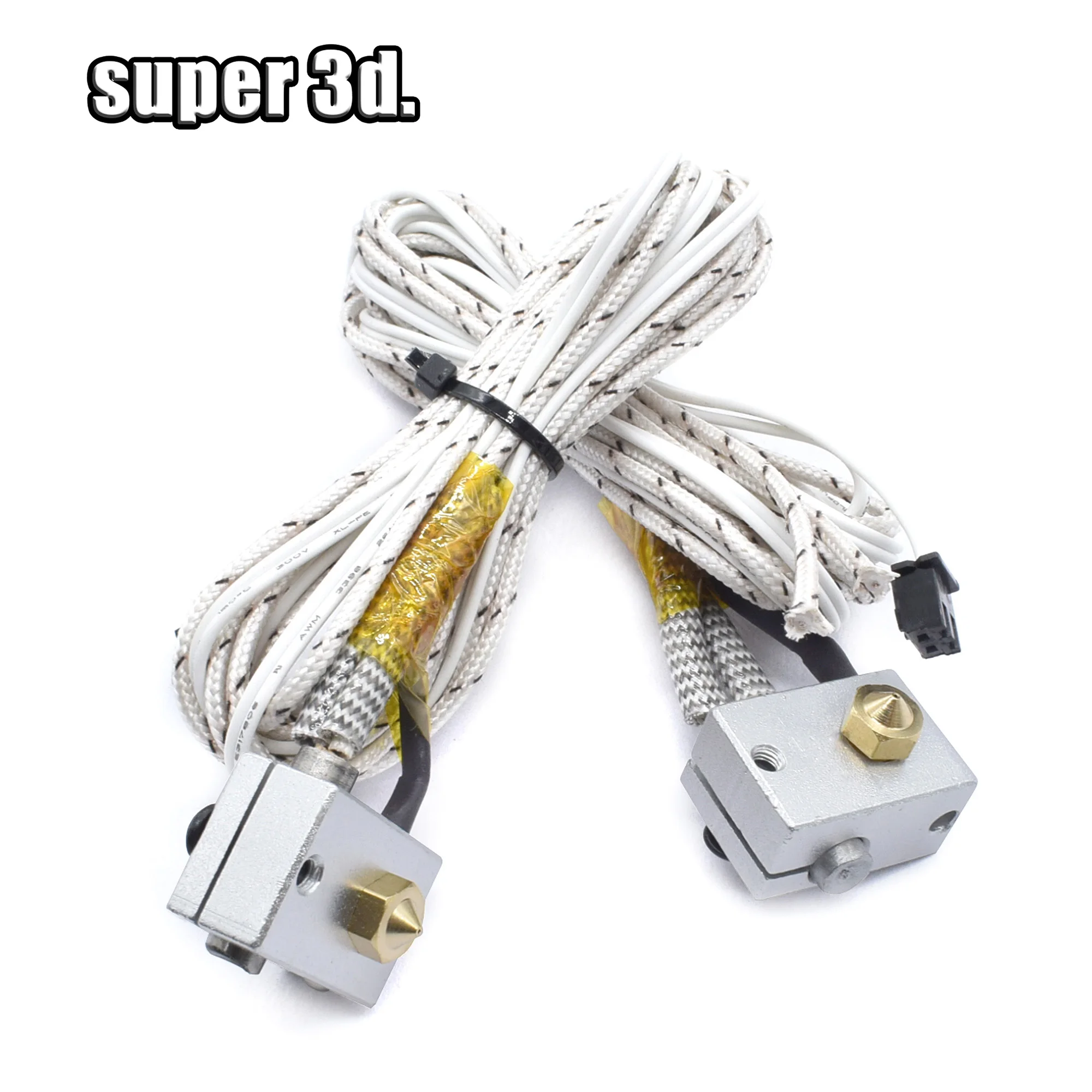 Kit de Bocal de Impressora 3d 12v 24v 50w 04 mm 100cm Tubo Cabo para 175 mm E3d v6 J-head Hotend - Imagem 3