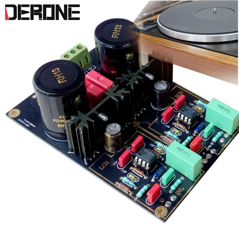 Фонограф сценический двойной поворотный круг схема AirVinyl MM/MC предусилитель HIFI