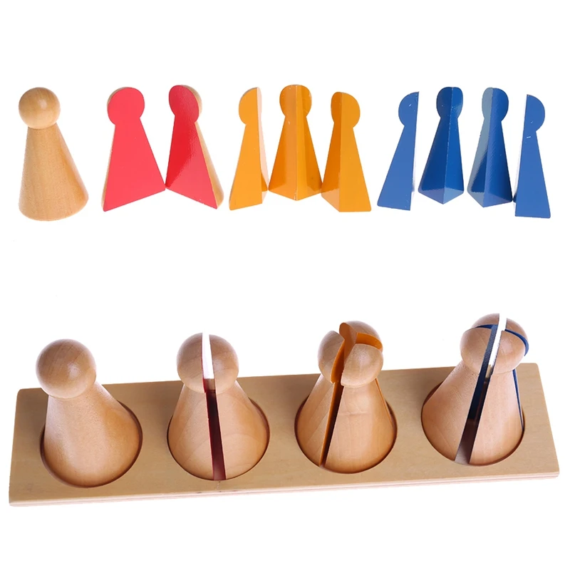 

2018 Montessori Material Wooden Score Doll Kid Educational Toy For Preschool Learning Children Gift JUL24_18