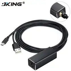 Fire tv Stick HD 480 Мбит/с Micro USB2.0 к RJ45 Ethernet адаптер 10/100 Мбит/с для нового пожарного ТВ/Google Home/Chromecast Ultra Audio