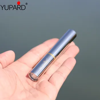 

YUPARD Torch Light Q5 LED Flashlight Stainless Shell Purple Light UV 395nm Ultraviolet Lamp identify Amber Scorpion Cosmetics