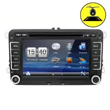 2DIN 7 дюймов Автомобильный dvd-плеер радио gps для VW GOLF VI GOLF V POLO T5 SCIROCCO Dig сенсорный руль управления, стерео, радио, usb, BT