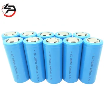 

Laipuduo 10pcs 3.7V Li-ion 26650 4000mAh Rechargeable Battery Cell For LED Flashlight Torch 5A Discharge