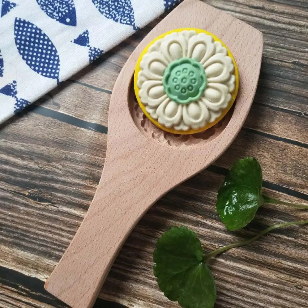 Форма деревянная Кондитерская форма для изготовления Мун бобы торт mooncake