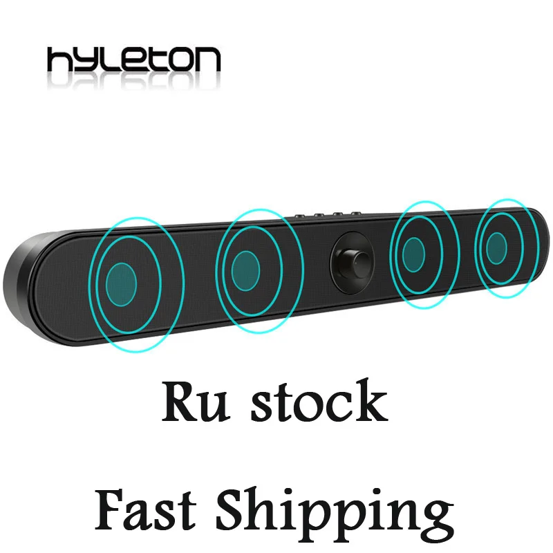 RU stock Hyleton LP-s11 Sound Bar 2.0 Channel Bluetooth speaker Soundbar 16W wireless Home Theater Surround Audio TF AUX USB RU stock Hyleton LP-s11 Sound Bar 2.0 Channel Bluetooth speaker Soundbar 16W wireless Home Theater Surround Audio TF AUX USB