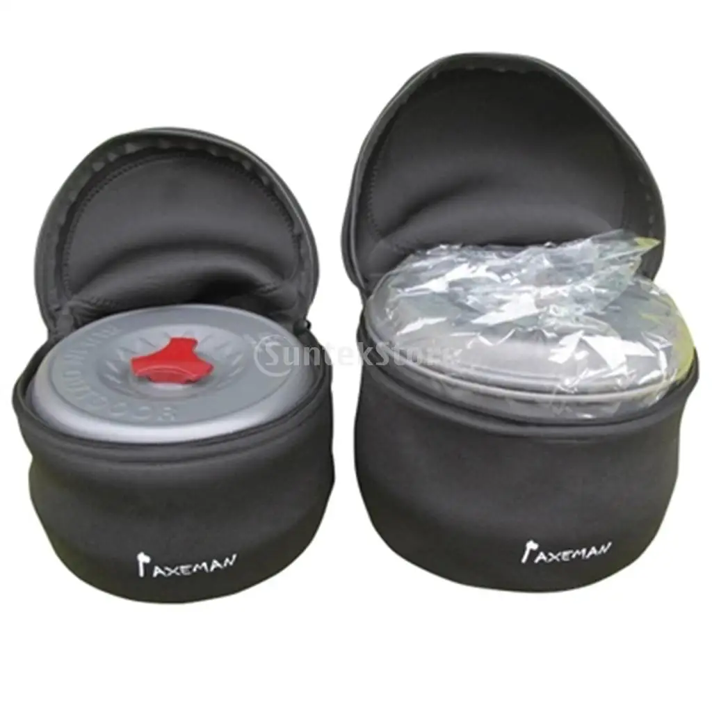 Neoprene Camping Cookware Storage Bag for Cooking Pot Pan Organizer Holder Case Backpacking Hiking Picnic BBQ Fishing
