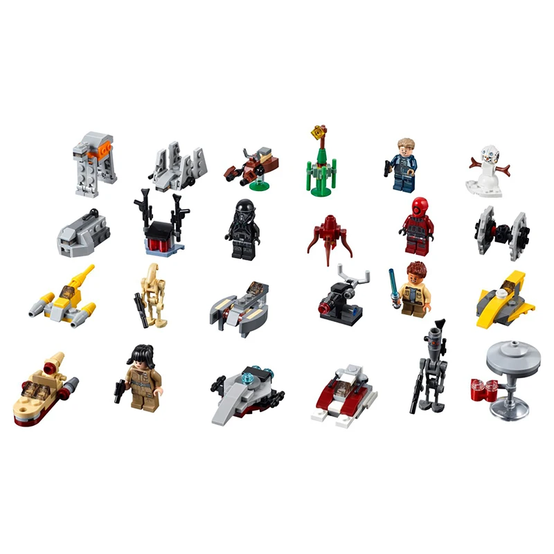 

BELA 11013 Star Wars Advent Calendar Building Blocks Figures Model Bricks Toys Compatible Legoland 75213