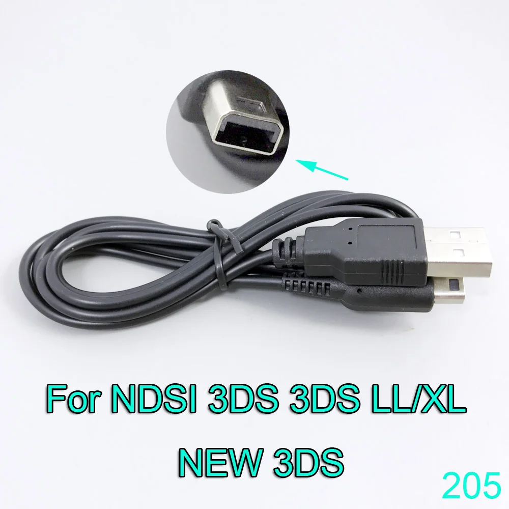 USB кабель ChengHaoRanBlack для Nintendo Game Cube for NGS GS 2DS NDSi 3DS 3dsll/XL new3DS new3DSLL/XL GBA SP NDS 1 м|Запасные