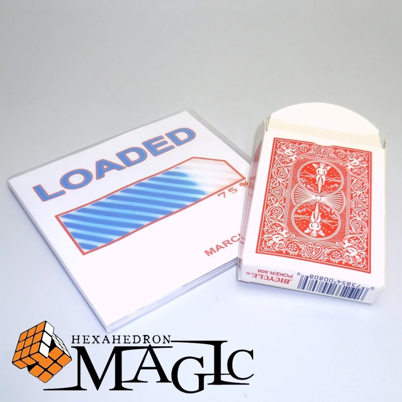 

Loaded by Marcus Eddie close-up street stage card magic tricks products toys / free shipping empty box appear deck card