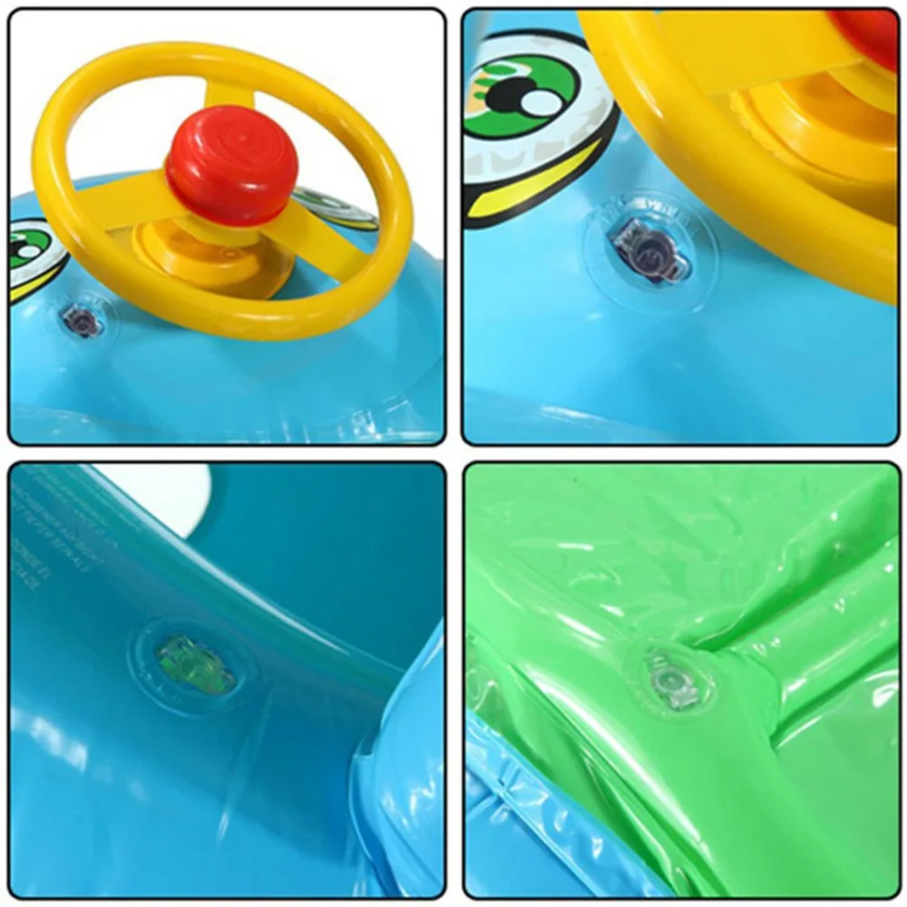 Детские Плавание кольцо зонт рулевое колесо безопасного отдыха плавающий летние детские сиденья надувные Плавание ming лодки игрушки воды