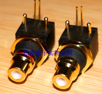 

Free Shipping!!! 24K gold-plated copper / RCA plug plate holder / Cinch / super CMC module sensor /Electronic Component