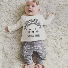 newborn infant 2pcs suit baby boy clothing set cotton long sleeved printing t-shirt+pants fashion baby boys clothes 19