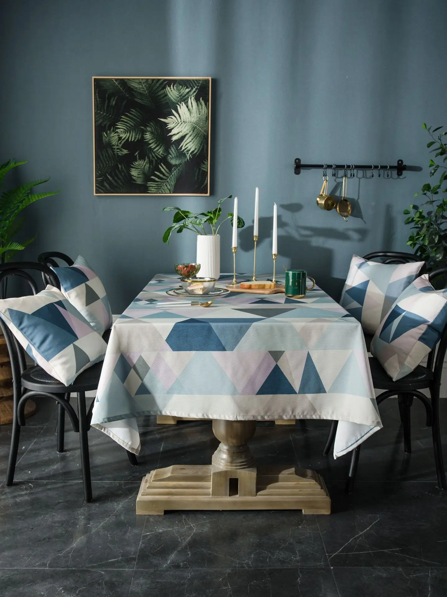 Waterproof table cloth Nordic Geometric Printed Tablecloth Dining Table Coffee Table Cover For Restaurant Banquet Kitchen Decor