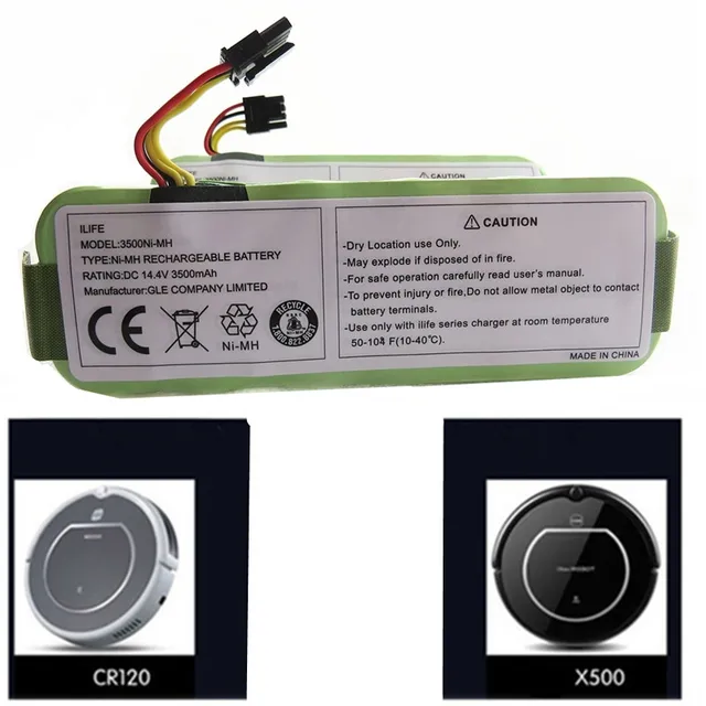 Best Price NI-MH Rechargeable Vacuum Cleaner Battery for Ecovacs 14.4V 3500mAh CR120 Dibea Panda X500 X580 Kk8 Haier Sweeping Robot Best Price NI-MH Rechargeable Vacuum Cleaner Battery for Ecovacs 14.4V 3500mAh CR120 Dibea Panda X500 X580 Kk8 Haier Sweeping Robot