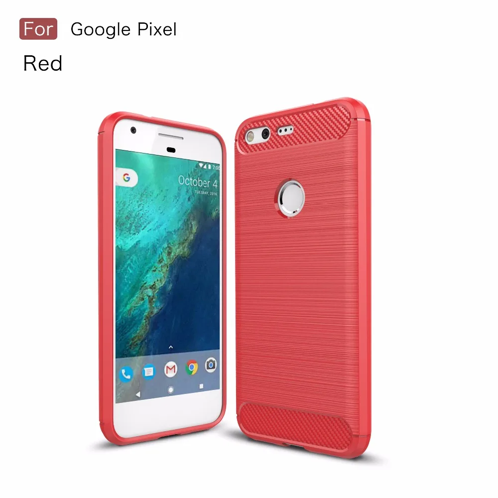 Carbon Fiber brushed Phone Cases For Google Pixel armor