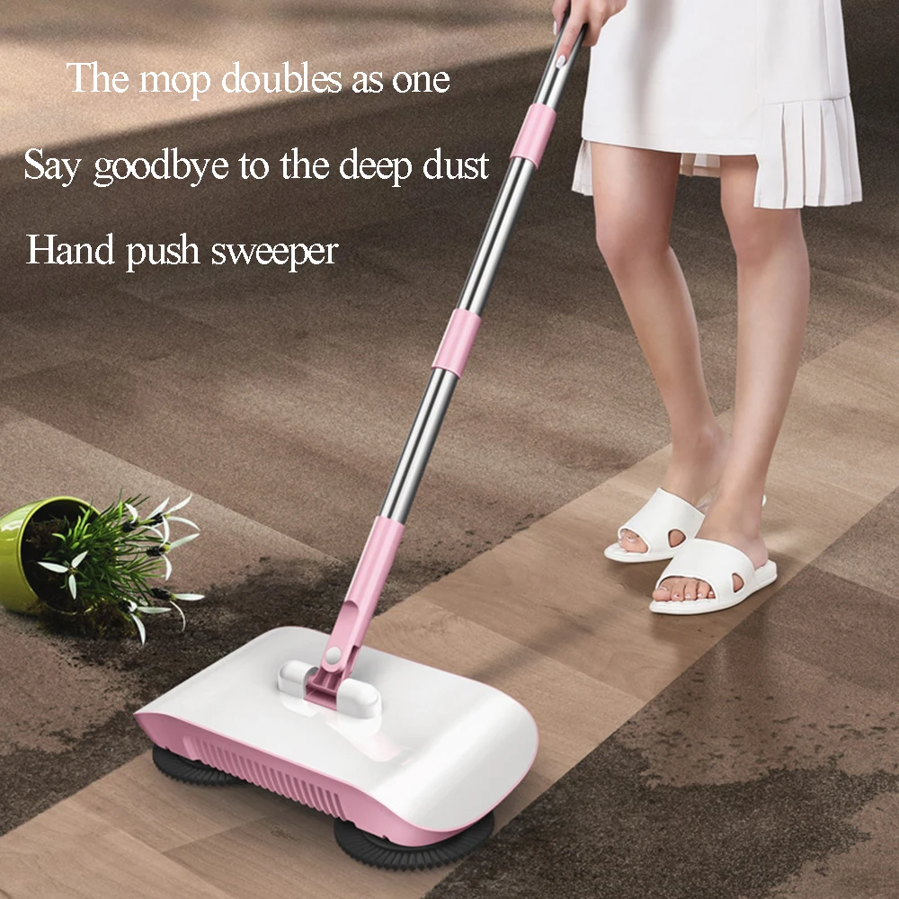 HADELI Hand Push mop Household Sweeper dustpan set mop sweeping machine