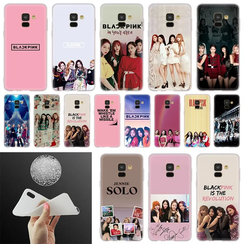 

BLACKPINK KPOP BLACK PINK Soft Cover Phone Case For Samsung Galaxy A50 A10 A20 A30 A40 A60 A70 A6 A8 Plus A7 A9 2018 A3 A5 2017