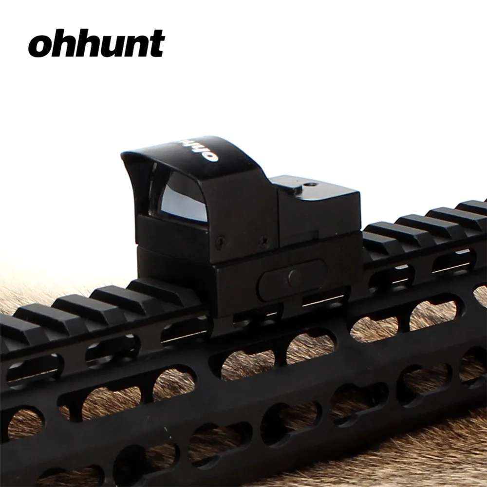 Ohhunt Тактический Компактный красный зеленый точечный прицел без параллакса мини
