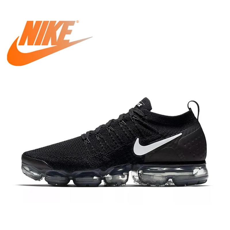 الأصلي أصيلة نايك الهواء VAPORMAX FLYKNIT 2 رجل احذية الجري أحذية رياضية تنفس الرياضة في الهواء الطلق نوعية جيدة 942842