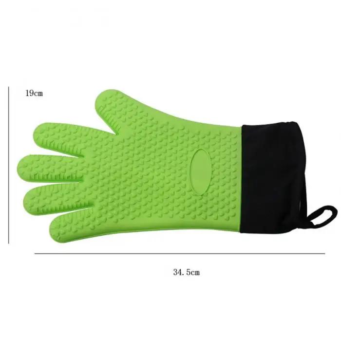 1 пара силиконовых перчаток термостойкие перчатки для приготовления пищи Кухонные принадлежности MJJ88