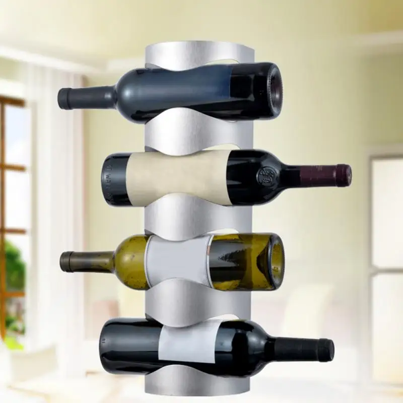 

Creative Wine Rack Holders Home Bar Wall Grape Wine Bottle Display Stand Rack Suspension Storage Organizer