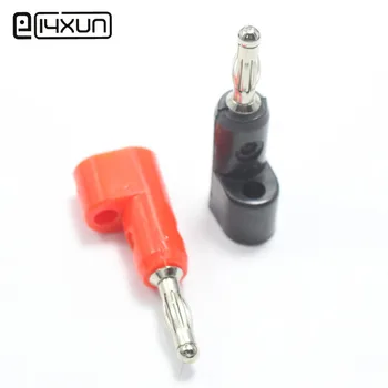 

10Pcs 4MM Banana Plug Stackable Audio Speaker Connectors F Amplifier Speaker Binding Post 4mm Banana Jack Plug Screw Connect