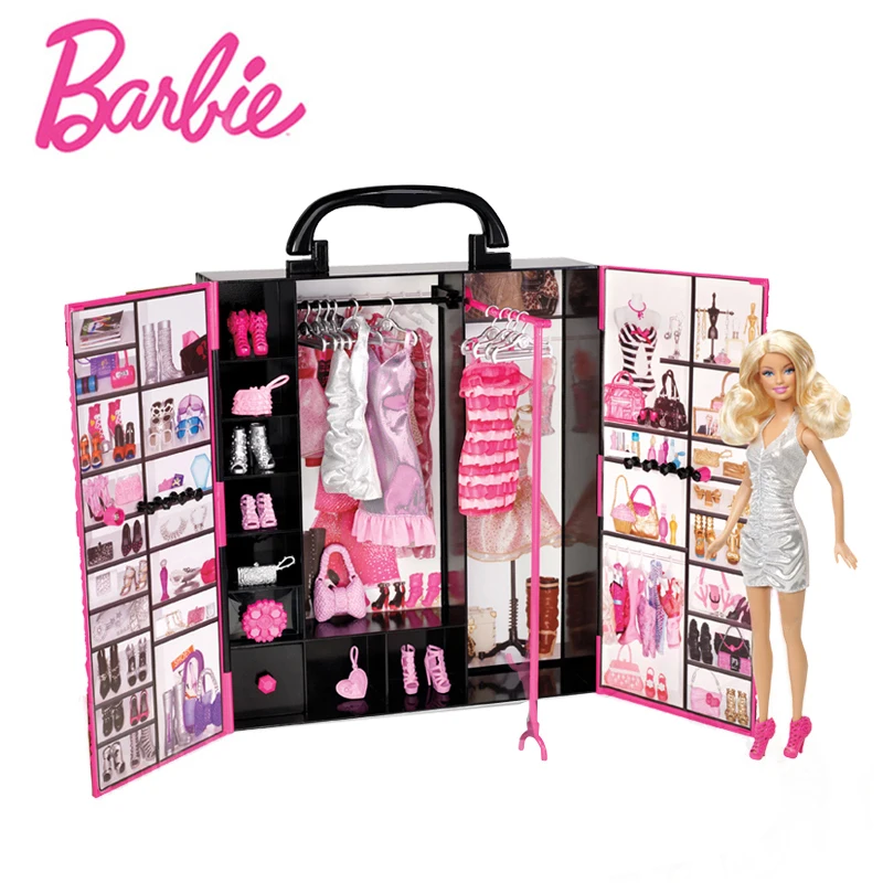 Original Barbie Doll font b Toys b font Lady Ultimate Fantasy Closet Baby font b Toys
