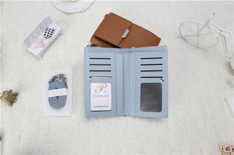 FengDong мини сумка через плечо для телефона с плечевым ремнем женский кожаный кошелек женский длинный кошелек для кредитных карт подарки для девочек