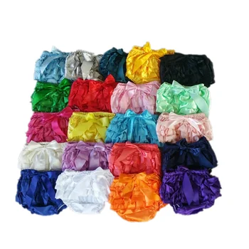 

30pcs/lot 21 Colors Wholesale Beautiful Multicolor Candy 100% Polyester Baby Ruffle Pants