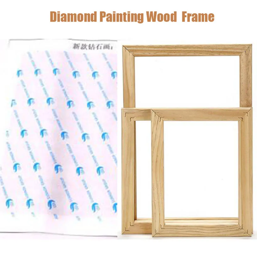 

diy diamond painting tools wood frame,5d full diamond Embroidery accessory decoration for frame poster painting canvas painting