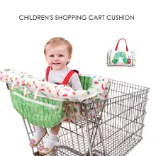 Складная переносная детская корзина с принтом, чехол для сиденья, подушка, Многофункциональная подставка для стула, коврик для детского стула