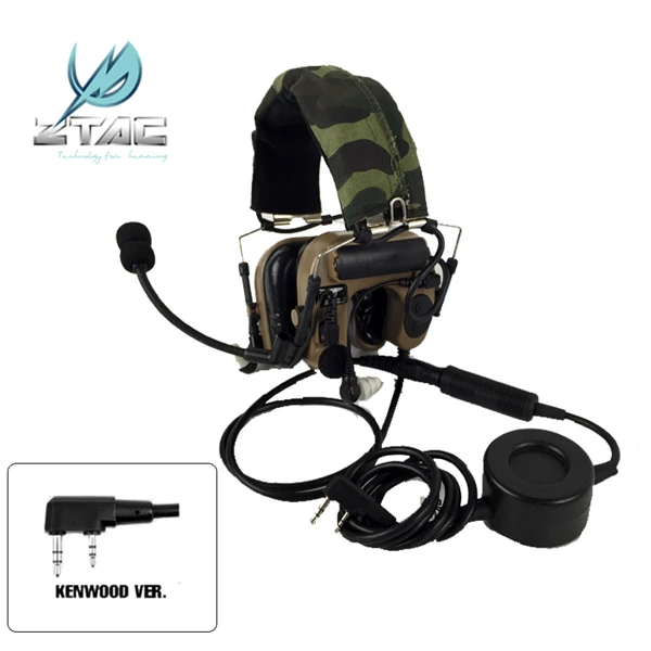 Z TAC comtac 4 Headset Tactical Noise canceling Headphones Hunting
